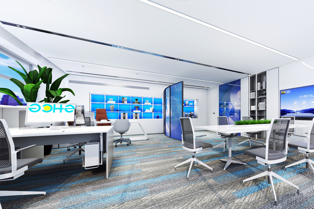 北京三和晨光总经理办公室装修效果图